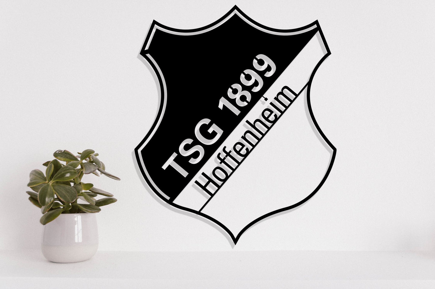 Hoffenheim FC Batch Shield Metal Laser Cut file svg dxg jpg png pdf ai eps