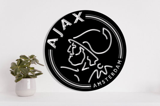 Ajax Amsterdam FC Batch Shield Metal Laser Cut files