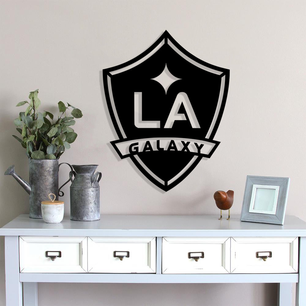 LA Galaxy FC Batch Shield Metal Laser Cut files