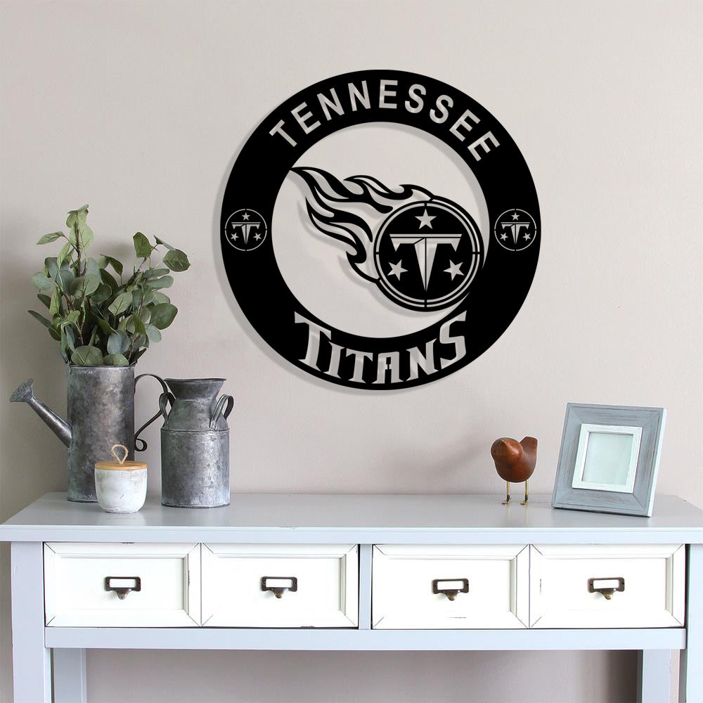 Tennessee Titans Badge Shield Laser Cut files svg dxf ai eps png jpg pdf
