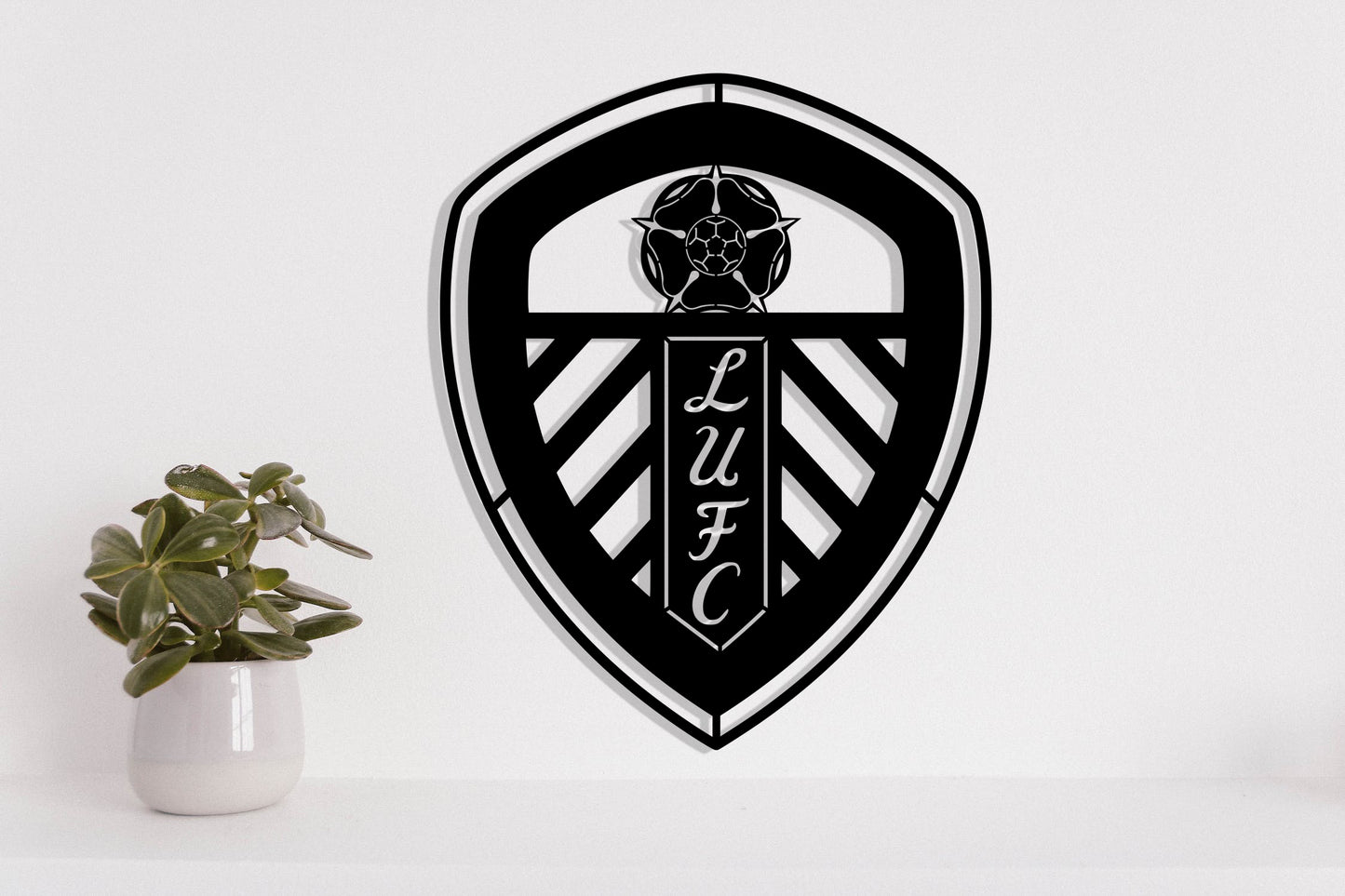 Leeds United FC Badge Shield Metal Laser Cut files
