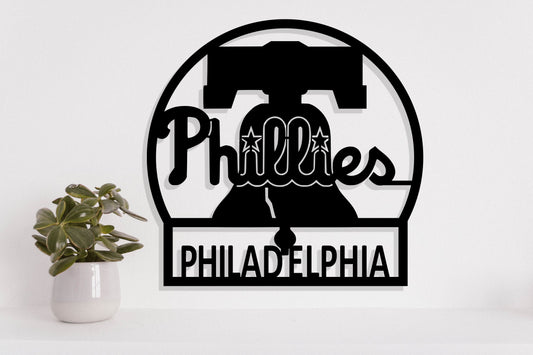 Philadelphia Phillies Badge Shield Metal Laser Cut file svg dxf ai png jpg pdf eps