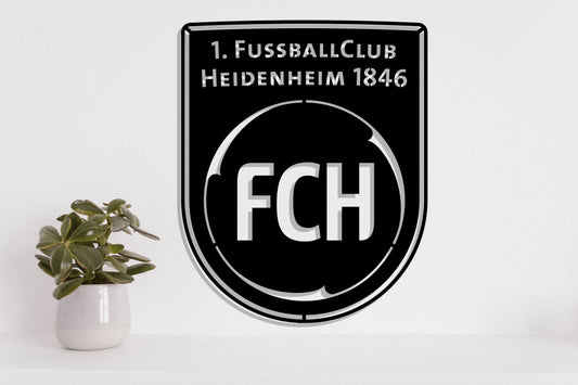 Heidenheim FC Batch Shield Metal Laser Cut files svg dxg jpg png pdf ai eps