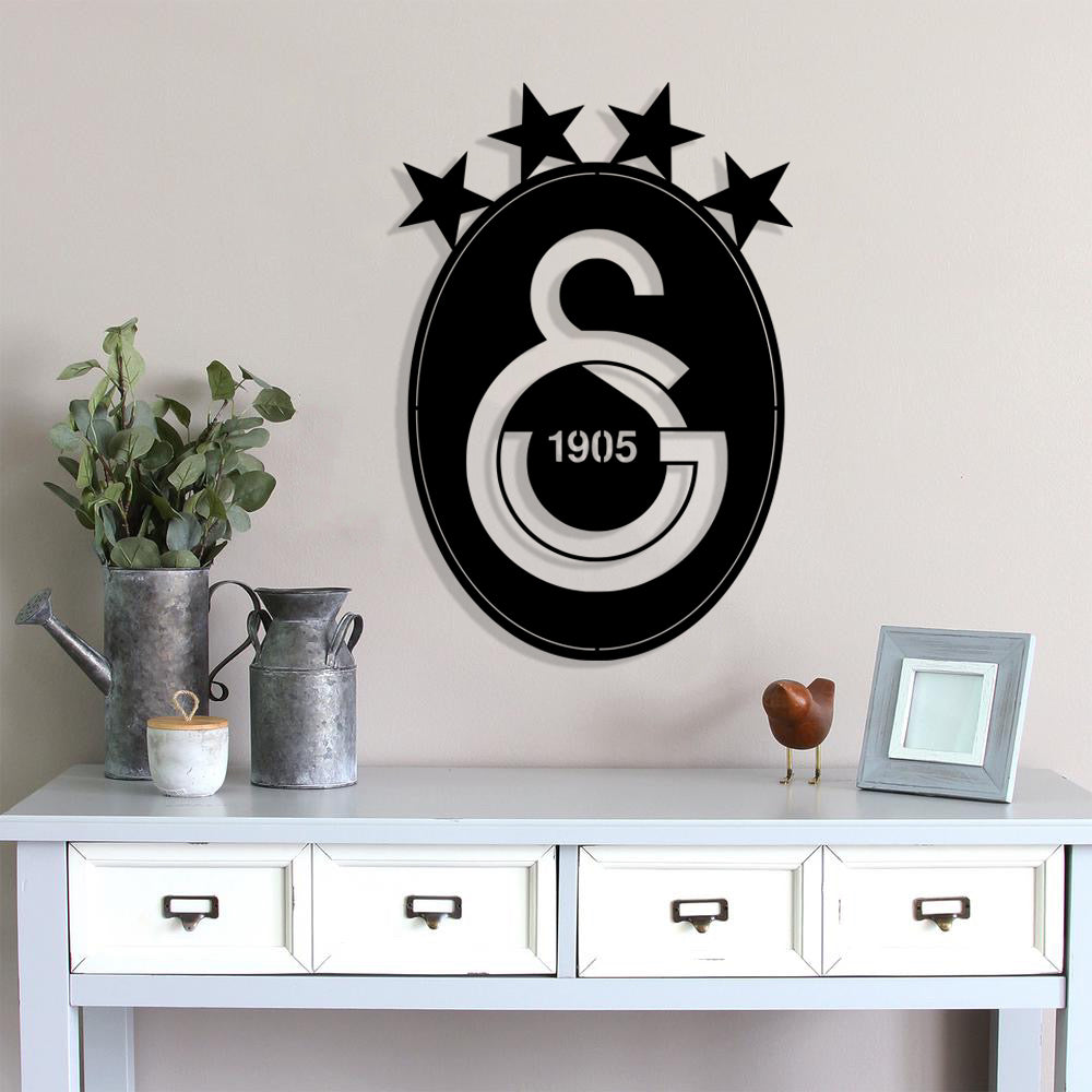 Galatasaray FC Batch Shield Metal Laser Cut files