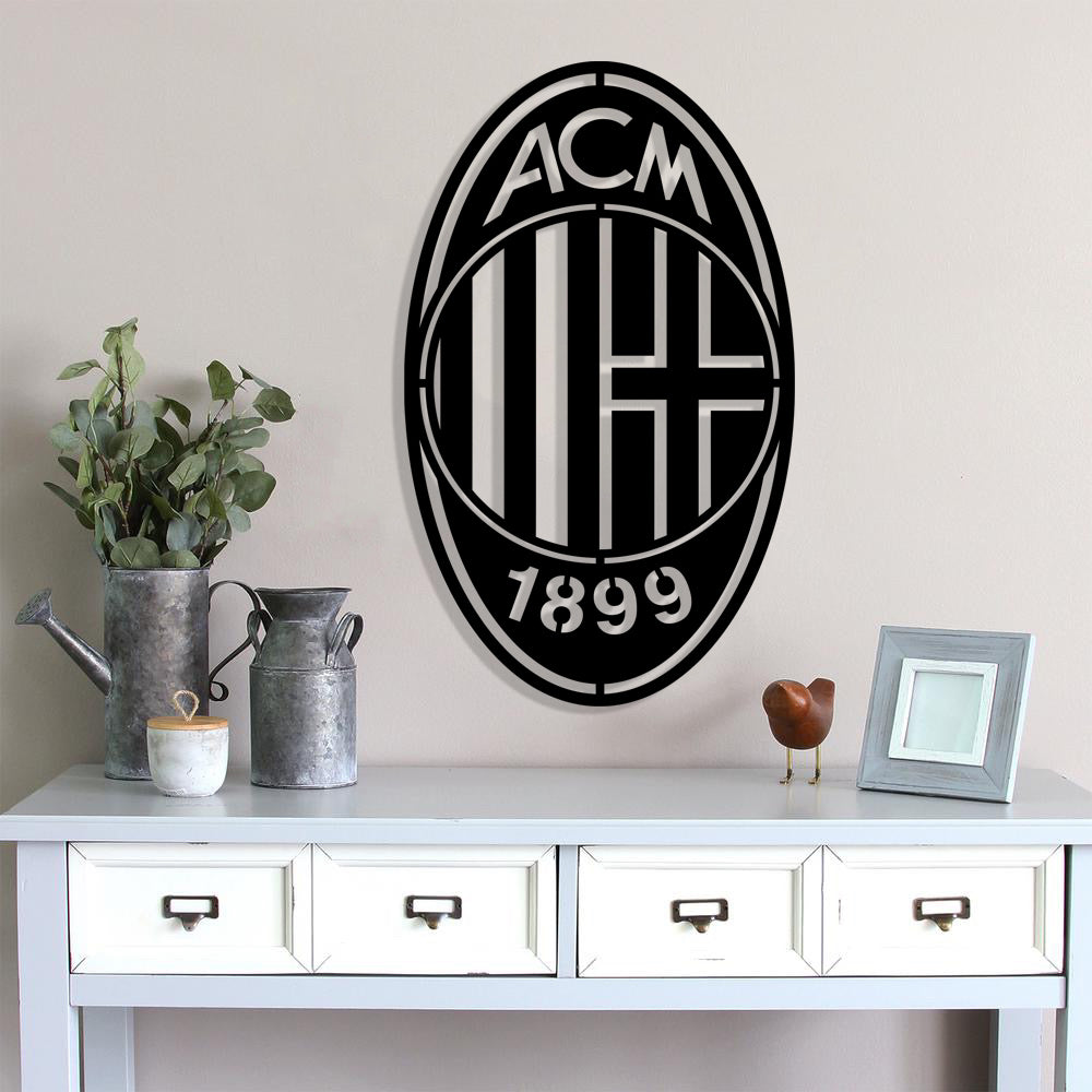 AC Milan FC Batch Shield Metal Laser Cut files