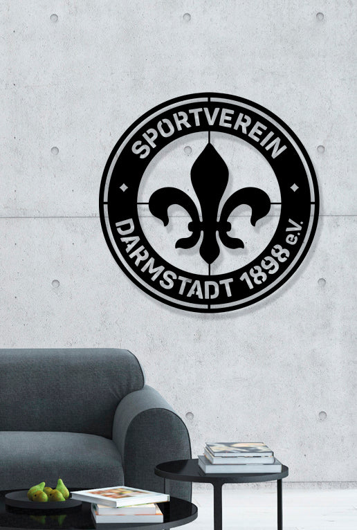 SV Darmstadt 98 FC Batch Shield Metal Laser Cut files svg dxg jpg png pdf ai eps