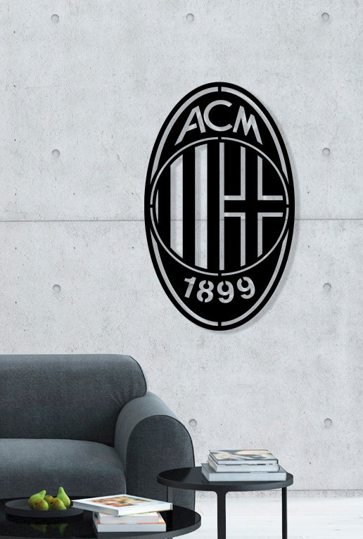 AC Milan FC Batch Shield Metal Laser Cut files