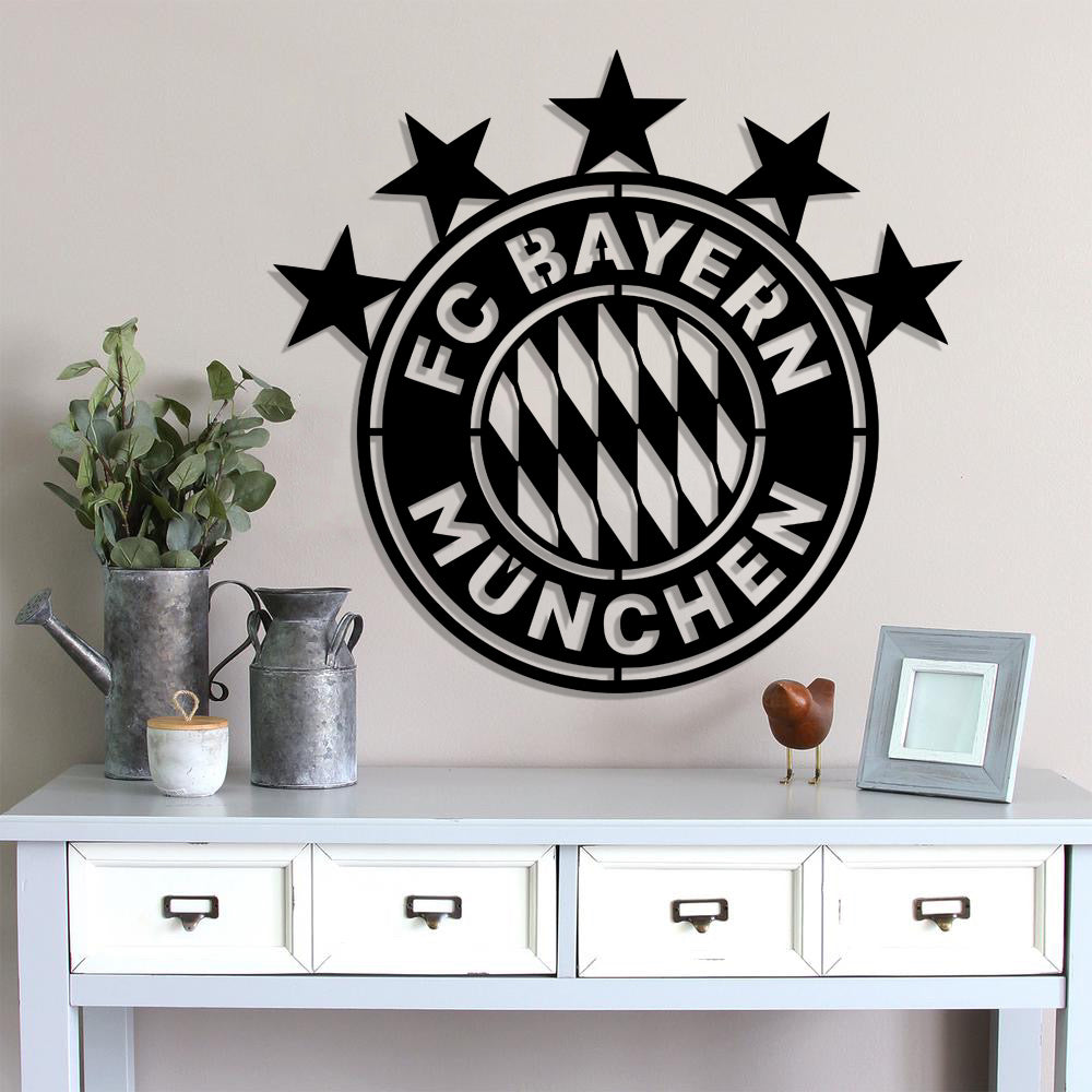 Bayern Munich FC Batch Shield Metal Laser Cut files svg dxg jpg png pdf ai eps