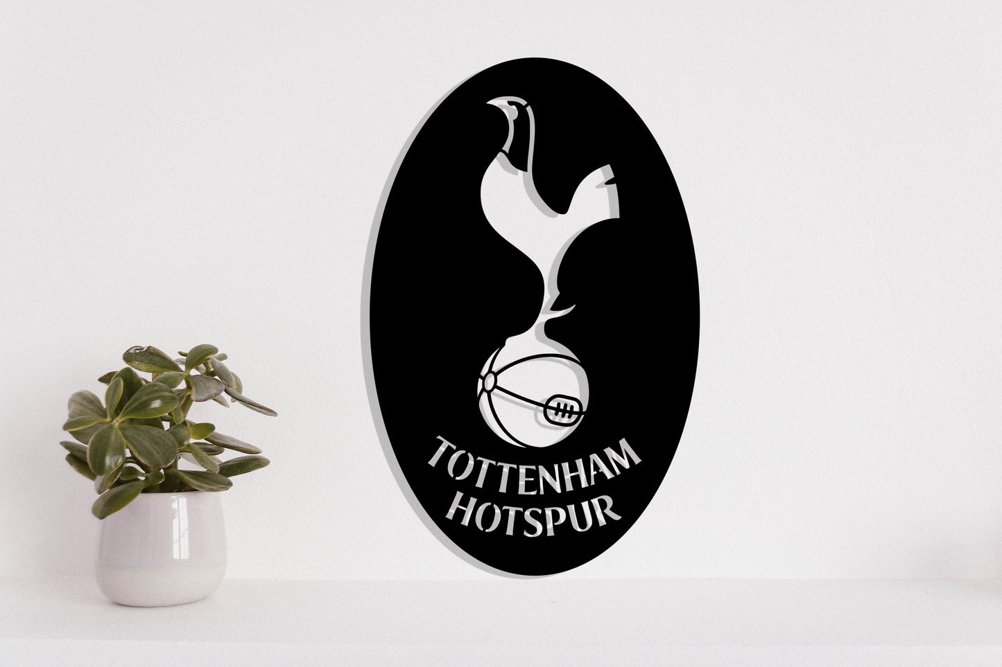Tottenham Hotspur FC Badge Shield Metal Laser Cut files ai png svg dxf, jpg eps pdf