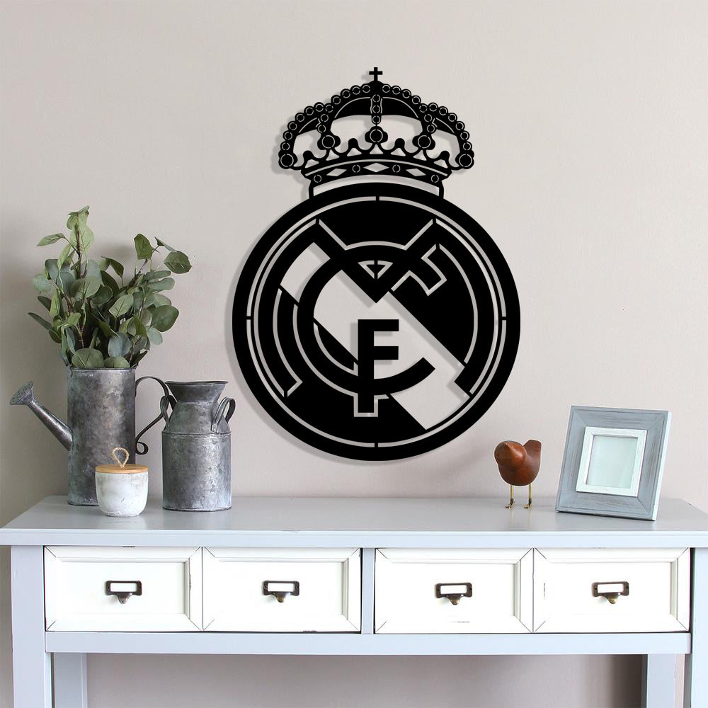 Real Madrid FC Batch Shield Metal Laser Cut files