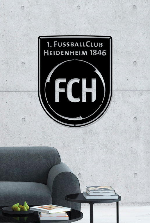 Heidenheim FC Batch Shield Metal Laser Cut files svg dxg jpg png pdf ai eps