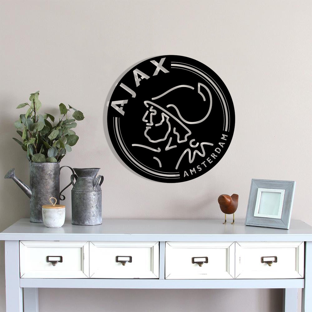 Ajax Amsterdam FC Batch Shield Metal Laser Cut files