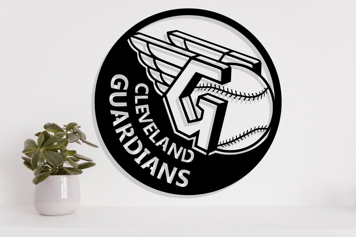 Cleveland Guardians Badge Shield Metal Laser Cut file svg dxf ai png jpg pdf eps