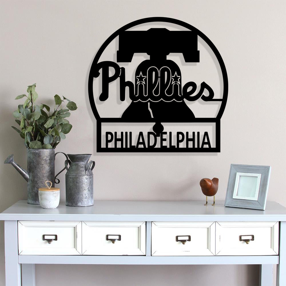 Philadelphia Phillies Badge Shield Metal Laser Cut file svg dxf ai png jpg pdf eps