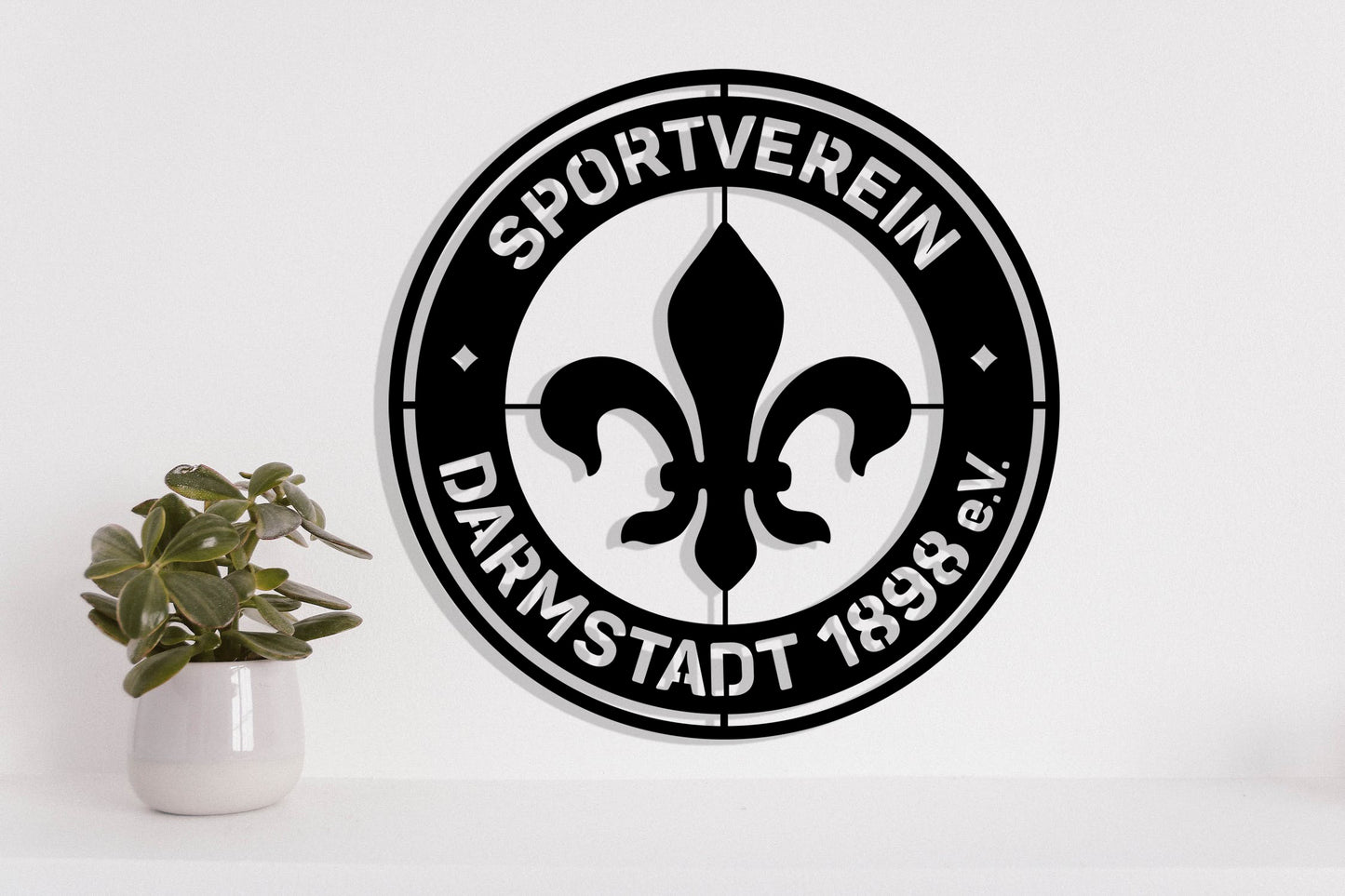 SV Darmstadt 98 FC Batch Shield Metal Laser Cut files svg dxg jpg png pdf ai eps