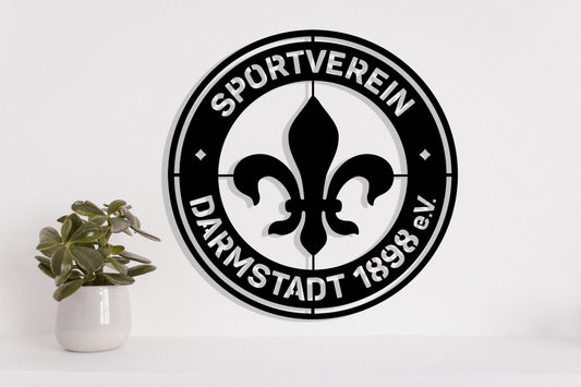 SV Darmstadt 98 FC Batch Shield Metal Laser Cut files svg dxg jpg png pdf ai eps