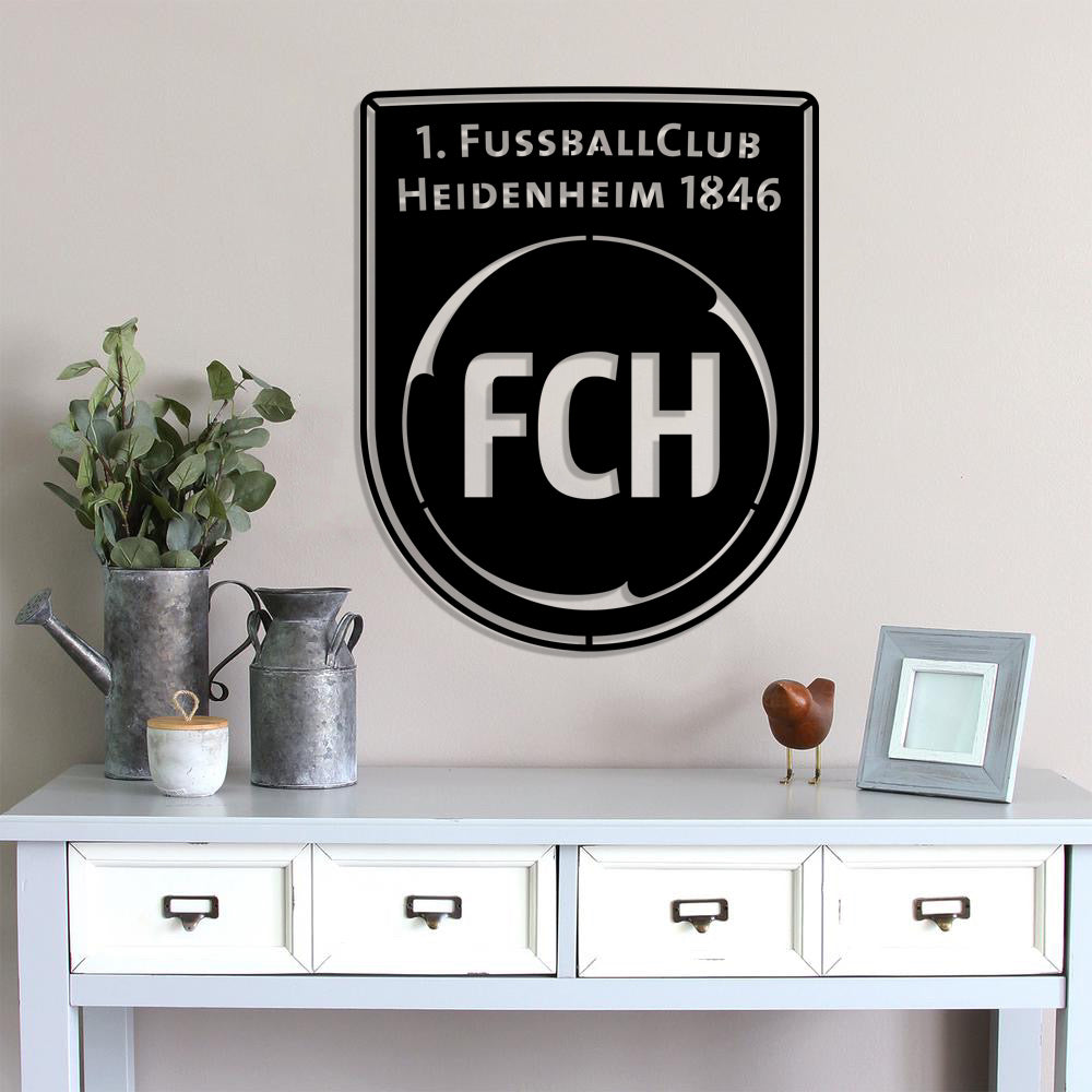 Heidenheim FC Batch Shield Metal Laser Cut files svg dxg jpg png pdf ai eps