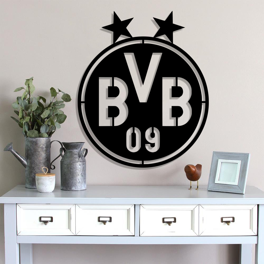 Borussia Dortmund FC Batch Shield Metal Laser Cut files svg dxg jpg png pdf ai eps