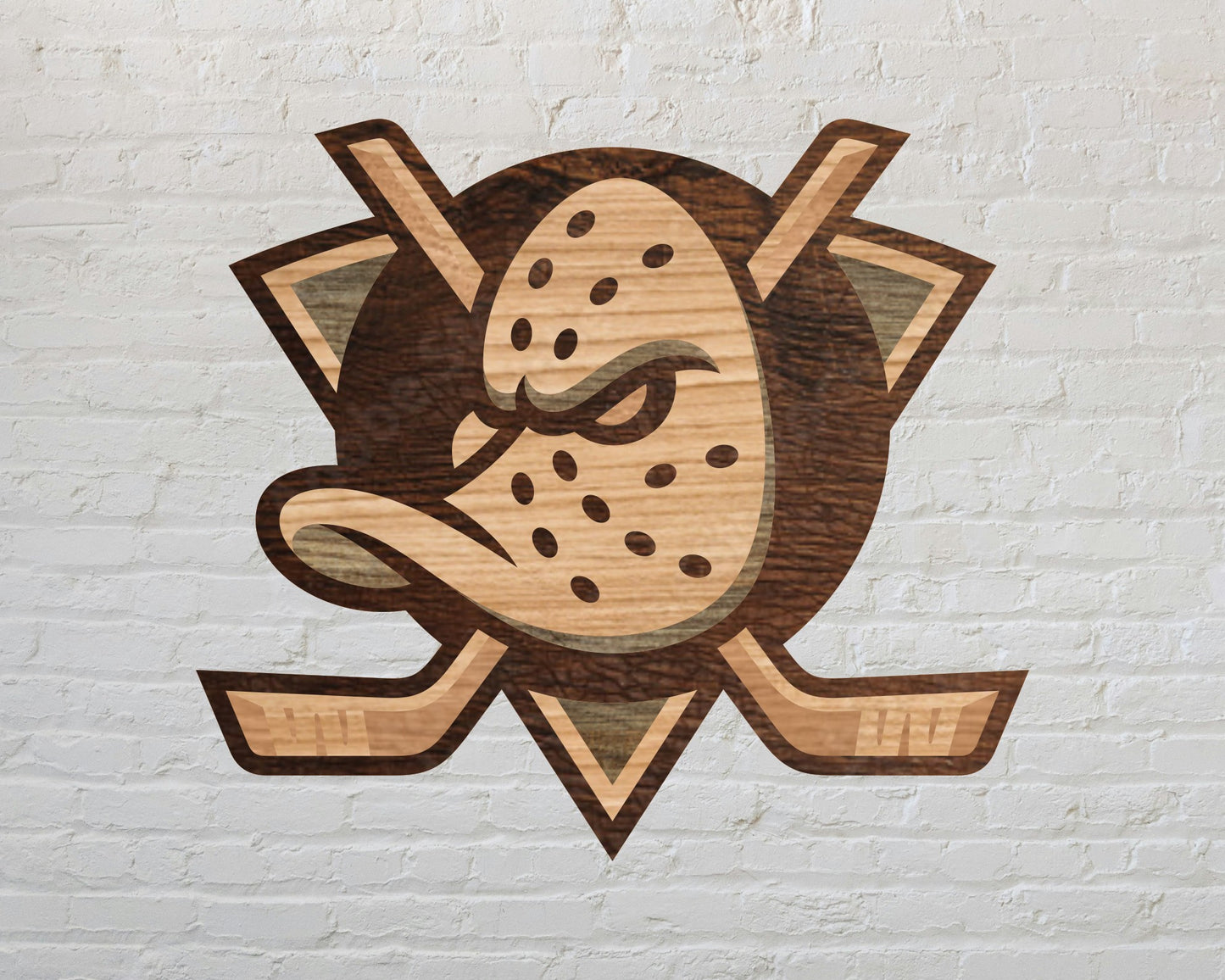 Anaheim Ducks Multi Layer Laser Cut files svg dxf ai png