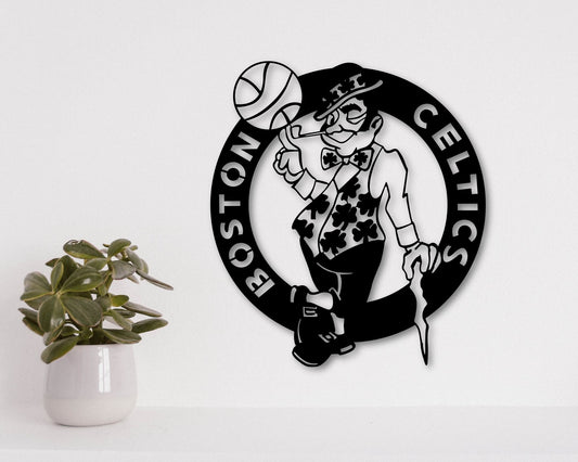 Boston Celtics NBA Teams Designed Logo Badge Shield Metal Laser Cut files svg dxf ai png jpg pdf eps