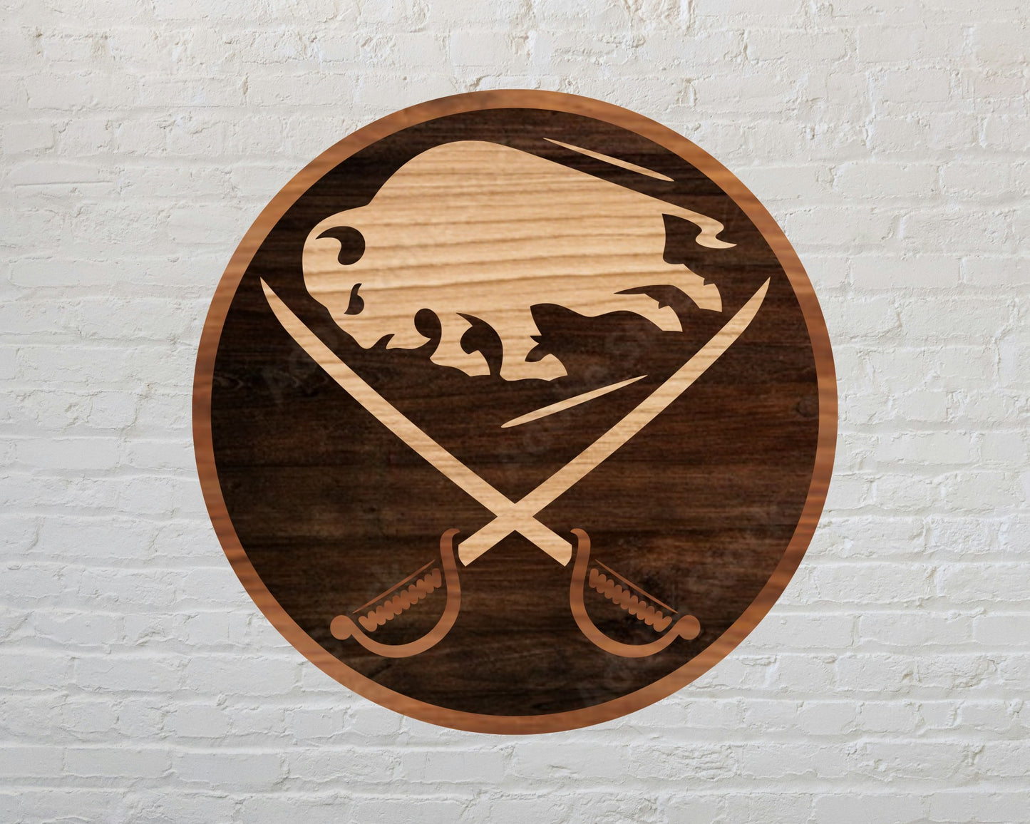 Buffalo Sabres Multi Layer Laser Cut files svg dxf ai png