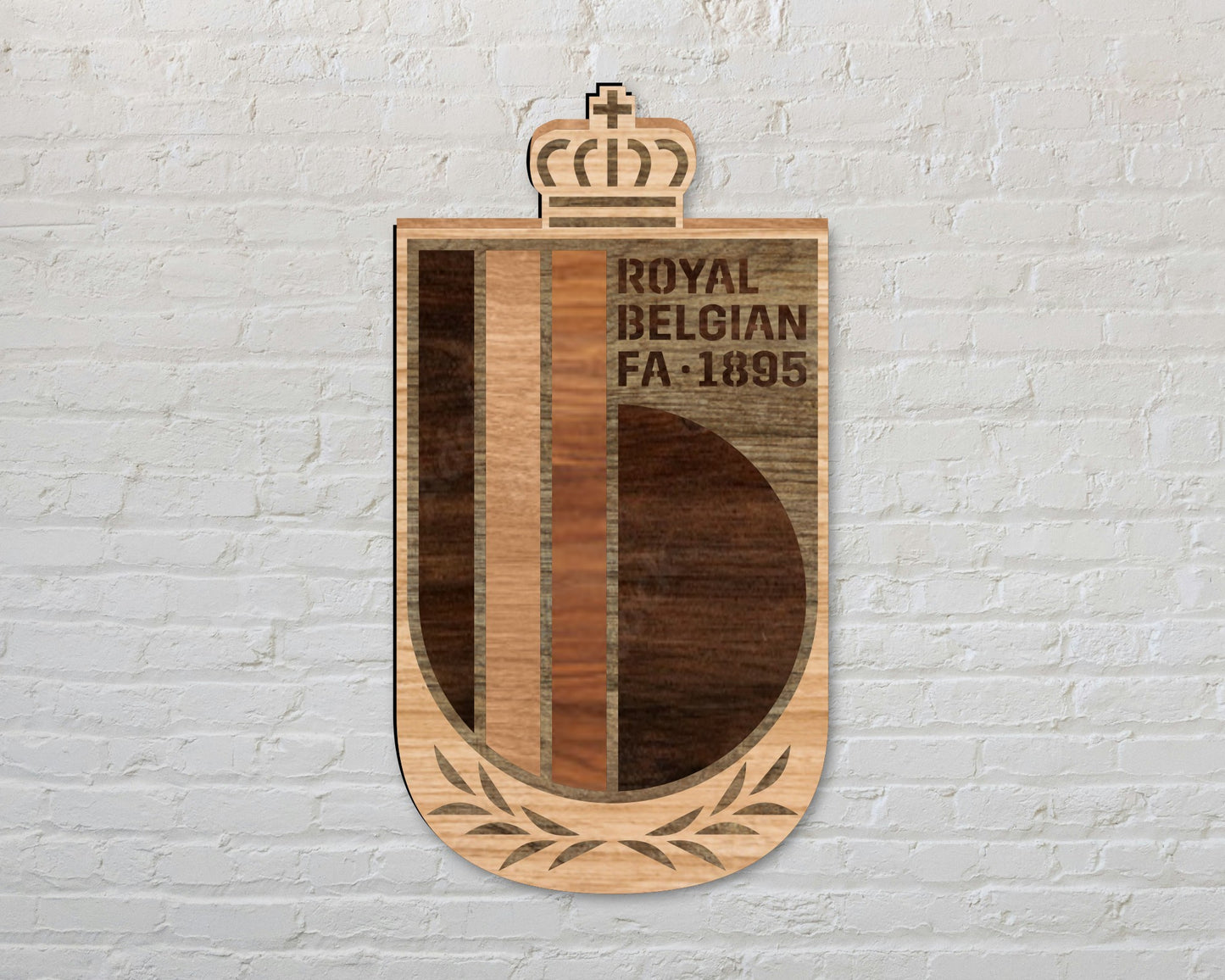 Belgium National Football Soccer Team Multi Layer Laser Cut files ai png svg dxf