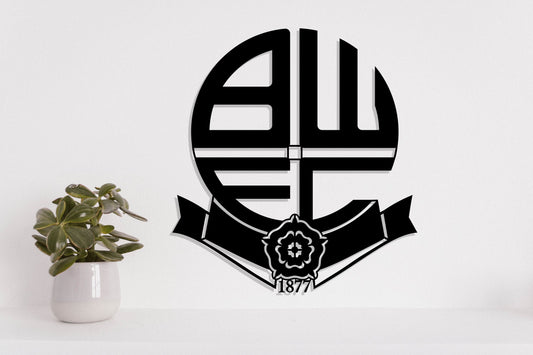 Bolton Wanderers FC Batch Shield Metal Laser Cut files svg dxg jpg png pdf ai eps