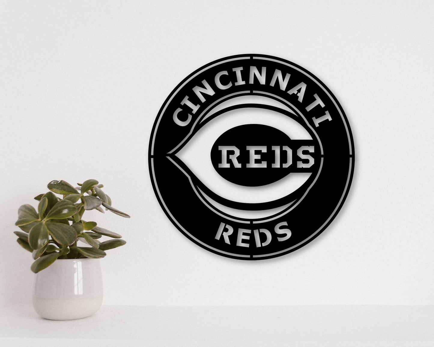 Cincinnati Reds MLB Teams Designed Logo Badge Shield Laser Cut files svg dxf ai png jpg pdf eps