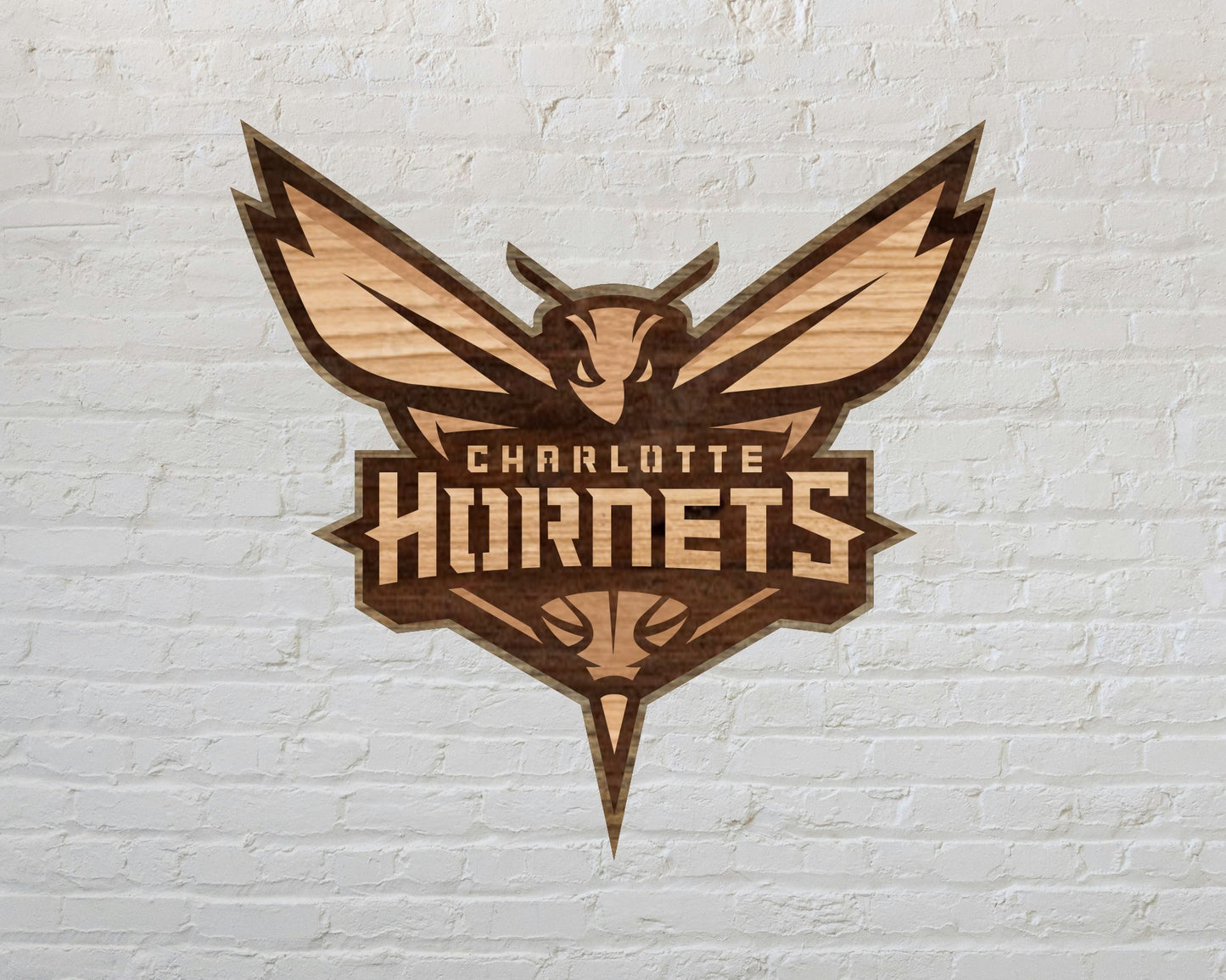 Charlotte Hornets NBA Teams Design Logo Multi Layer Laser Cut files svg dxf ai png