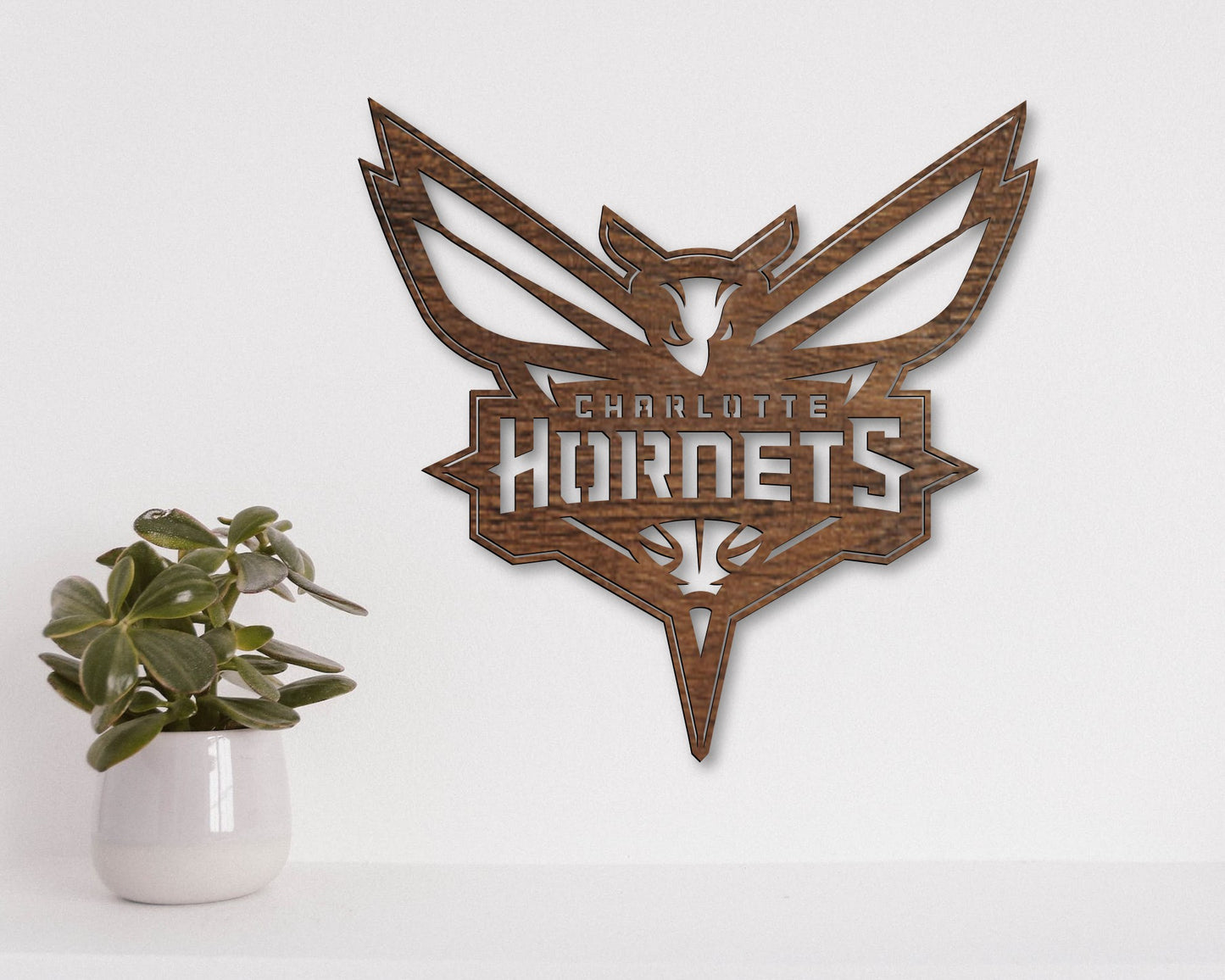Charlotte Hornets NBA Teams Designed Logo Badge Shield Metal Laser Cut files svg dxf ai png jpg pdf eps