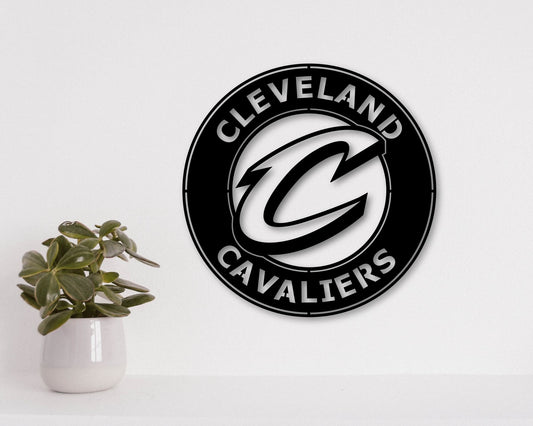 Cleveland Cavaliers NBA Teams Designed Logo Badge Shield Metal Laser Cut files svg dxf ai png jpg pdf eps
