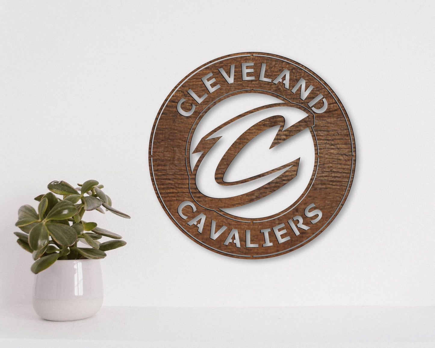 Cleveland Cavaliers NBA Teams Designed Logo Badge Shield Metal Laser Cut files svg dxf ai png jpg pdf eps