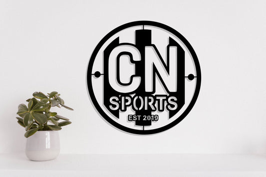 CN Sports Badge Shield Metal Laser Cut files svg dxf ai png jpg pdf eps