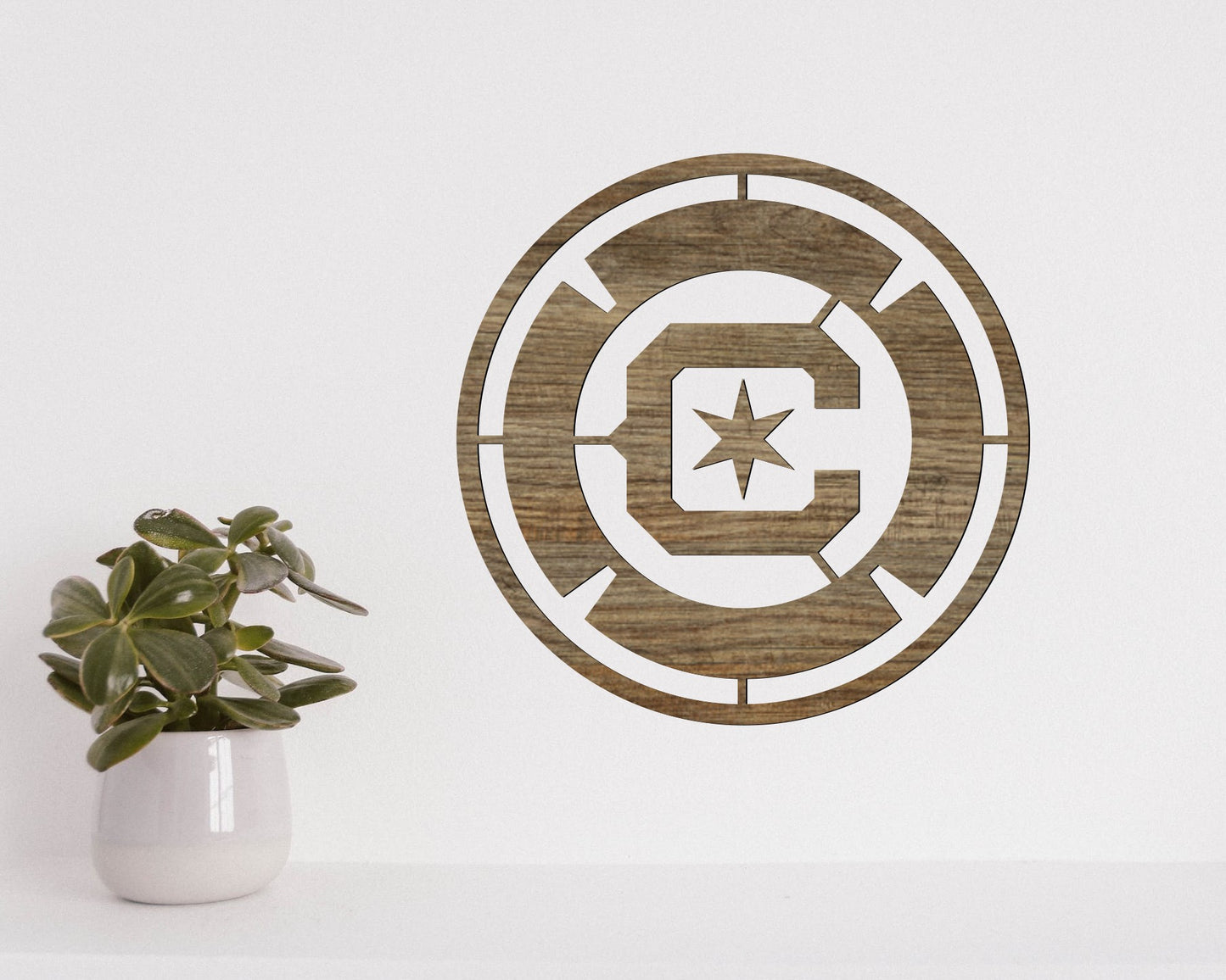Chicago Fire FC MLS  Badge Shield Metal Laser Cut files ai svg jpg png dxf eps pdf