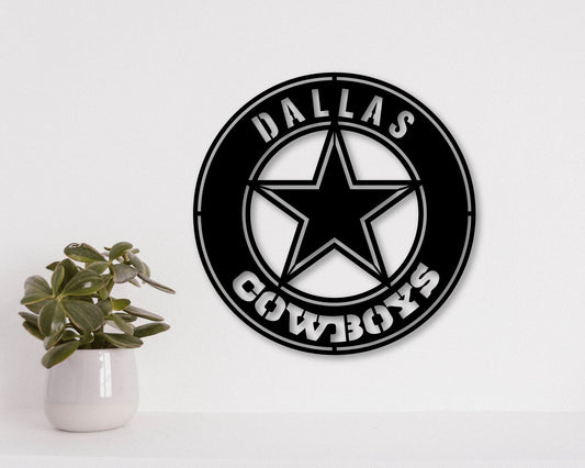 Dallas Cowboys Logo Badge Shield Laser Cut files svg dxf ai eps png jpg pdf