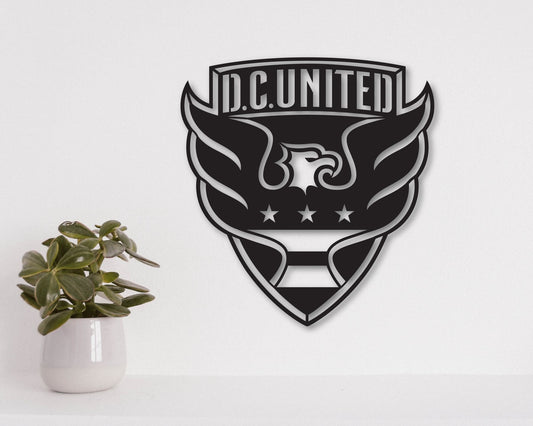 DC United FC MLS  Badge Shield Metal Laser Cut files ai svg jpg png dxf eps pdf