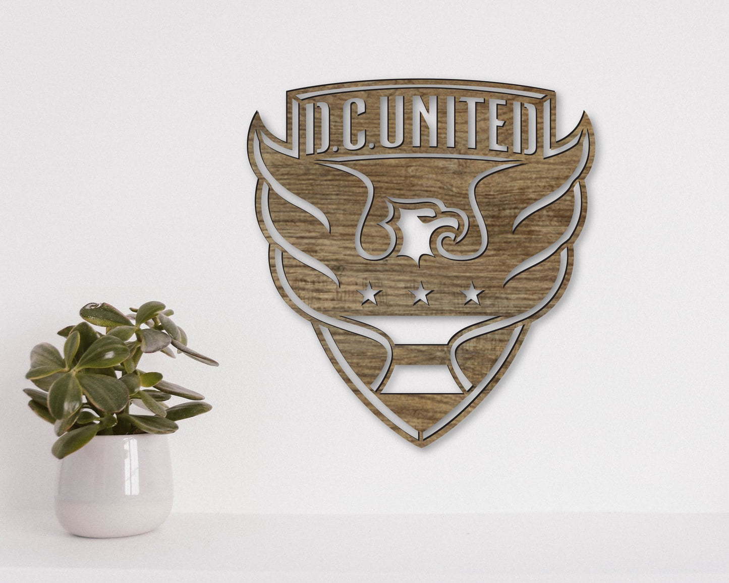 DC United FC MLS  Badge Shield Metal Laser Cut files ai svg jpg png dxf eps pdf