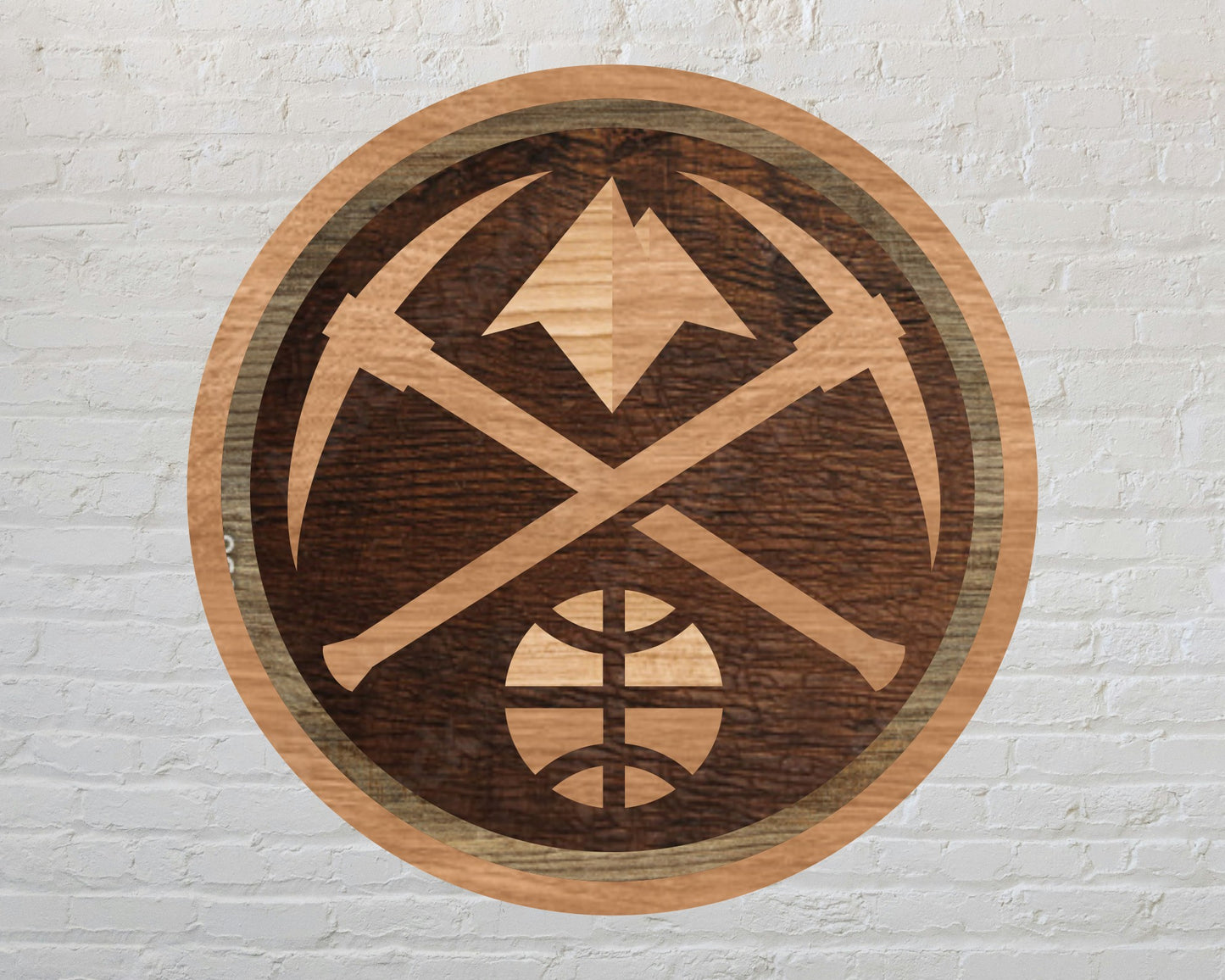 Denver Nuggets Multi Layer Laser Cut files svg dxf ai png