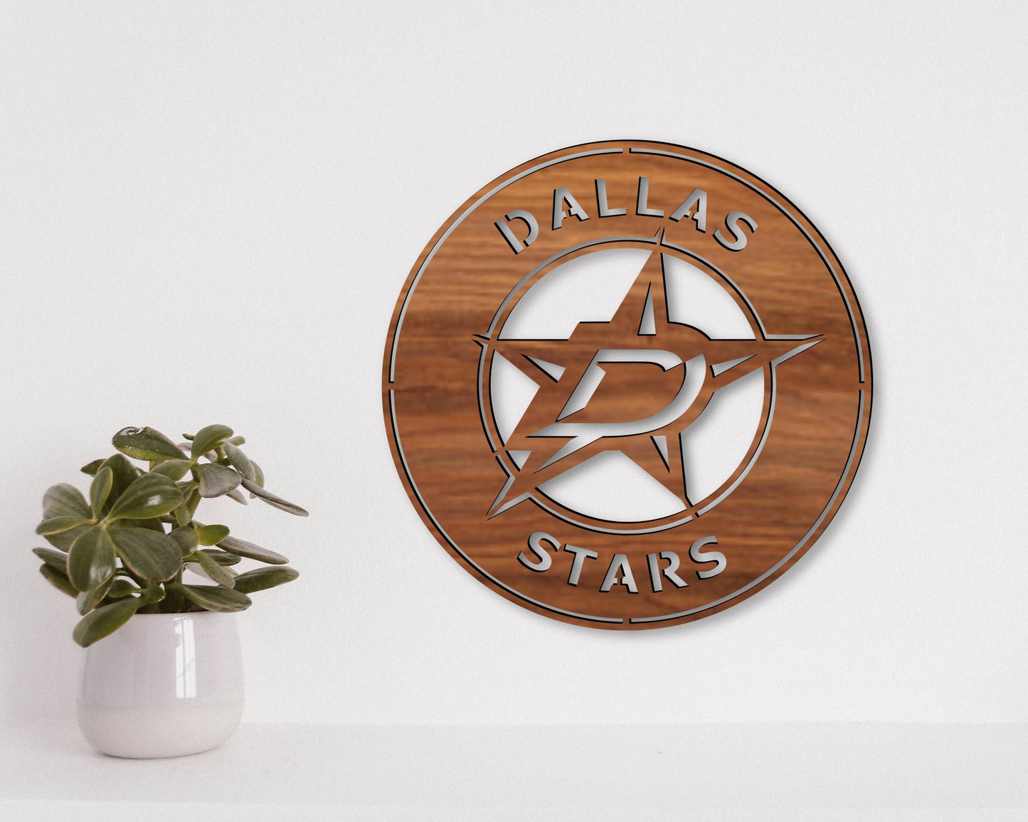 Dallas Stars NHL Teams Designed Logo Badge Shield Metal Laser Cut files svg dxf ai png jpg pdf eps