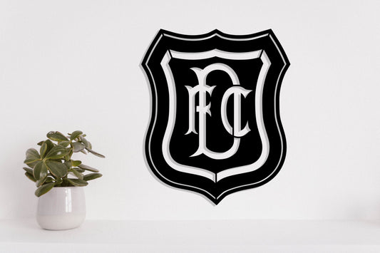 Dundee FC Badge Shield Metal Laser Cut files svg dxg jpg png pdf ai eps