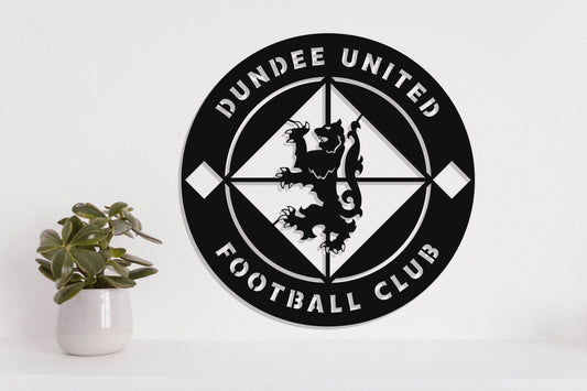 Dundee United FC Badge Shield Metal Laser Cut files svg dxg jpg png pdf ai eps