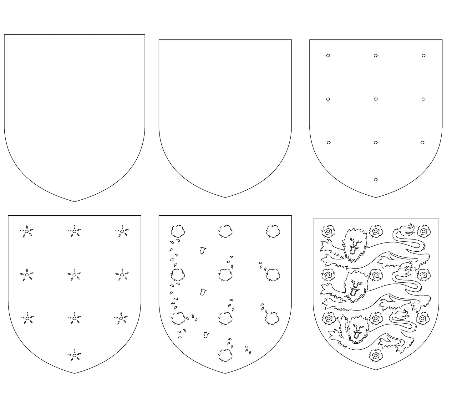 England National Team Layered Laser Cut files