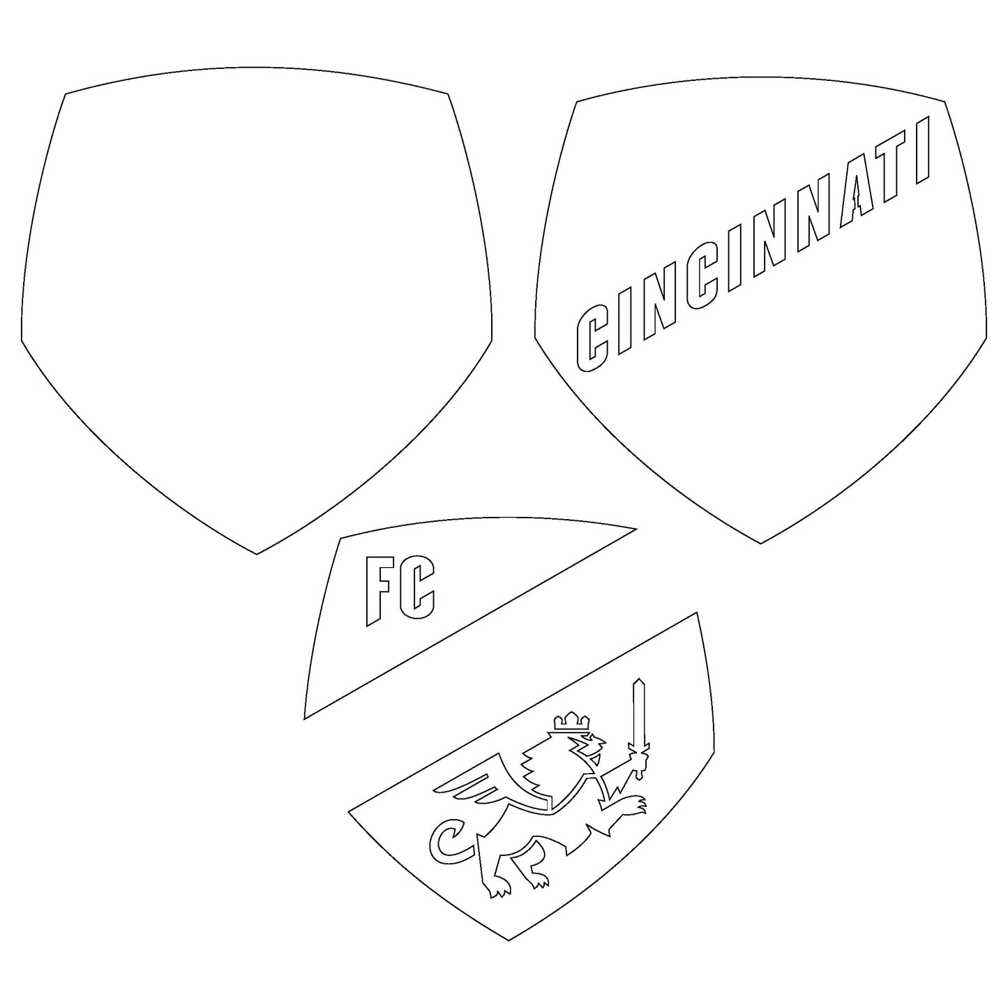 FC Cincinnati FC Layered Laser Cut files