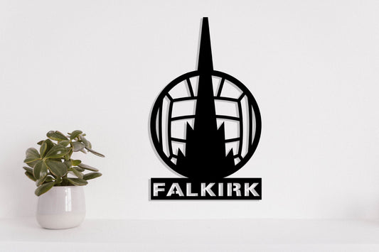 Falkirk FC Badge Shield Metal Laser Cut files svg dxg jpg png pdf ai eps