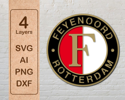 Feyenoord FC Layered Laser Cut files
