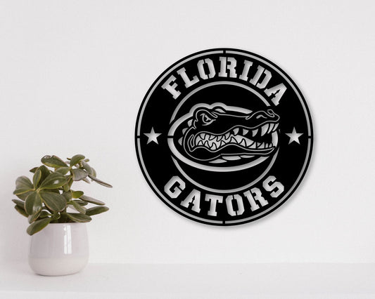 Florida Gators NCAA Football Team Badge Shield Laser Cut files svg dxf ai eps png jpg pdf