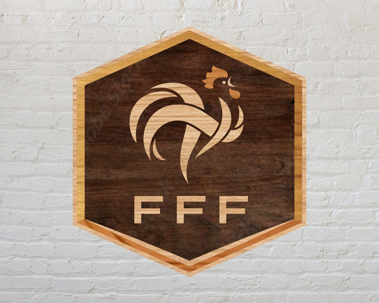 France National Football Team Multi Layer Laser Cut files ai png svg dxf