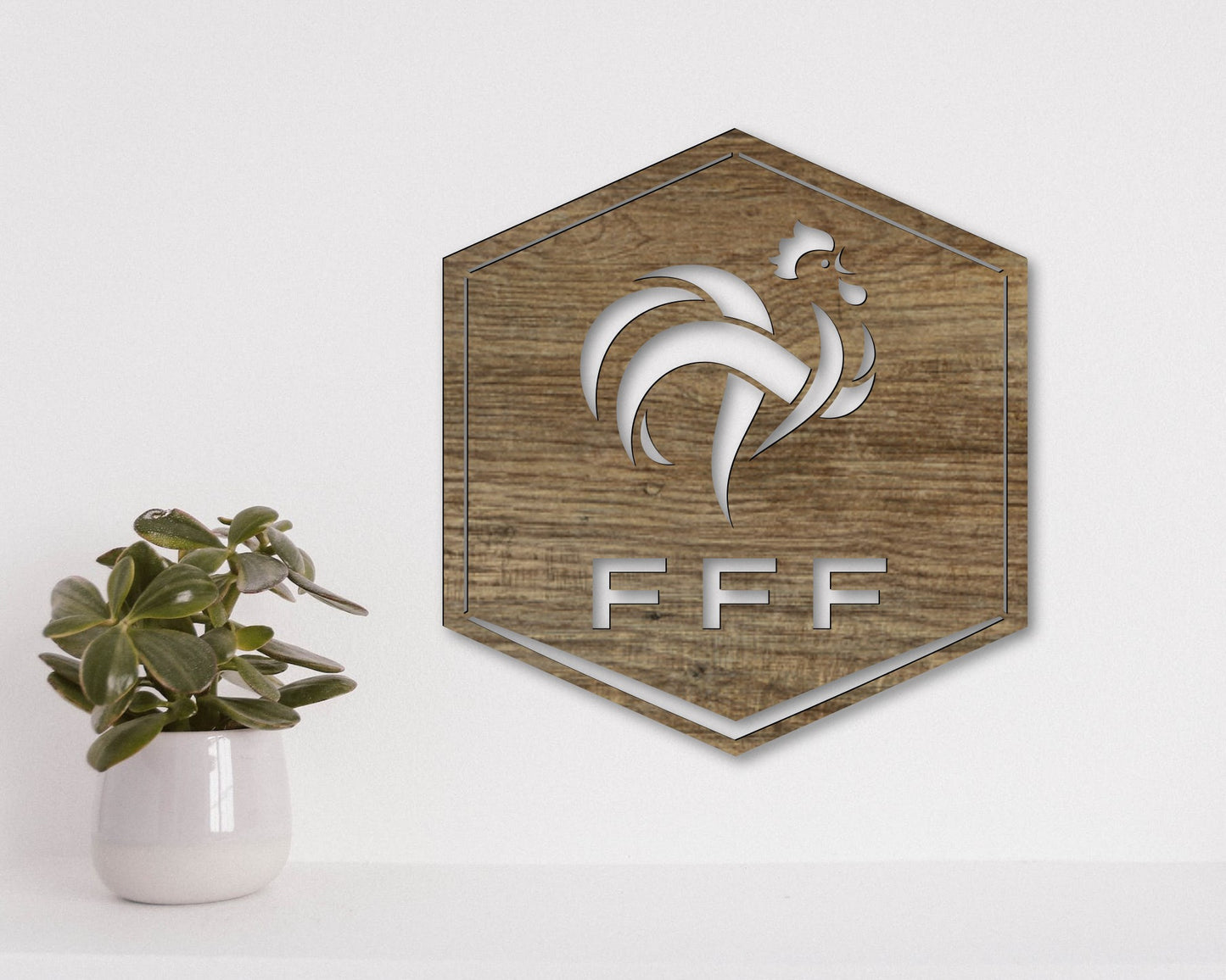 France National Football Team Badge Shield Metal Laser Cut files svg dxf ai png jpg pdf eps