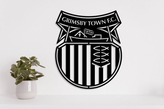 Grimsby Town FC Badge Shield Metal Laser Cut files svg dxg jpg png pdf ai eps