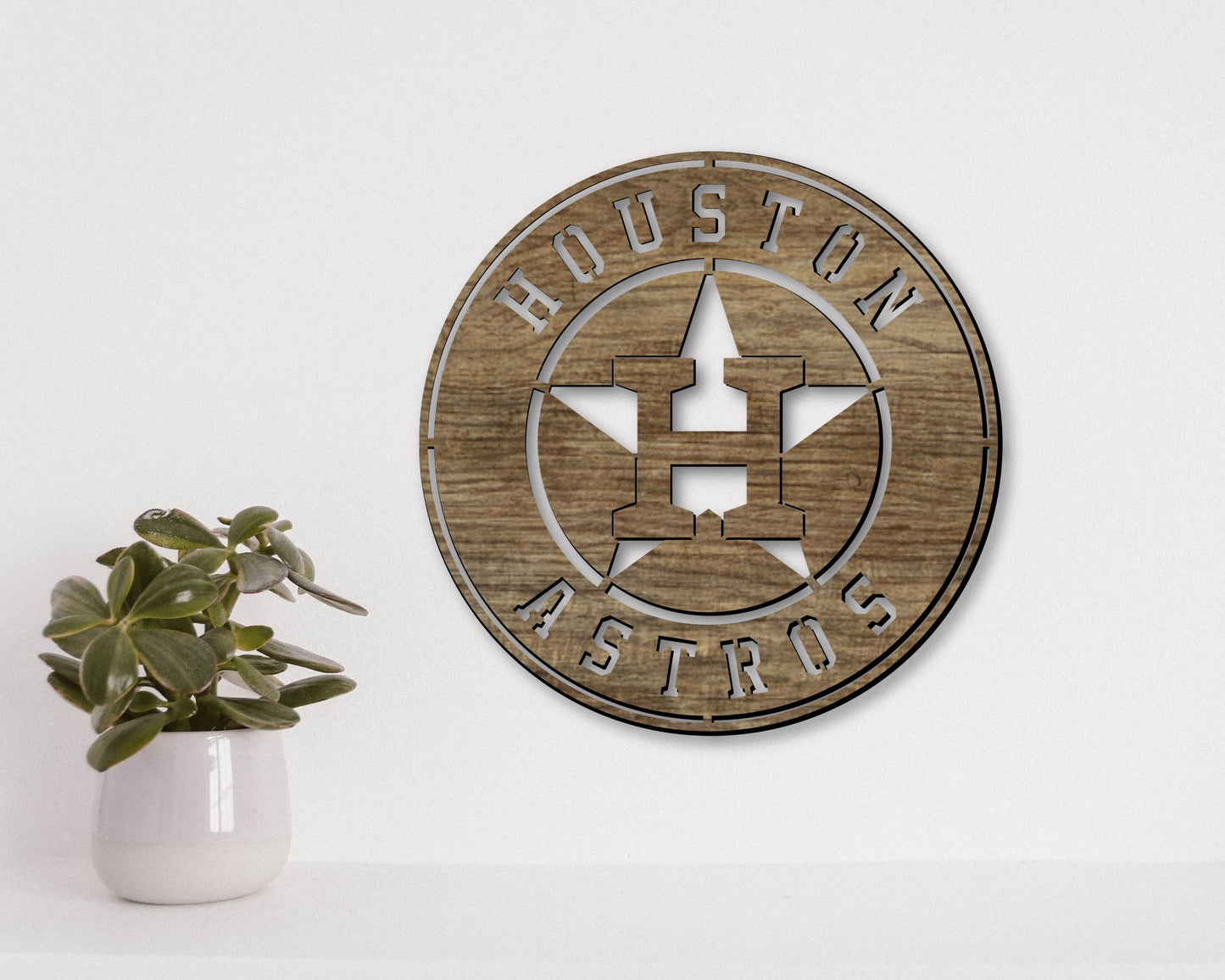 Houston Astros Badge Shield Laser Cut file svg dxf ai png jpg pdf eps